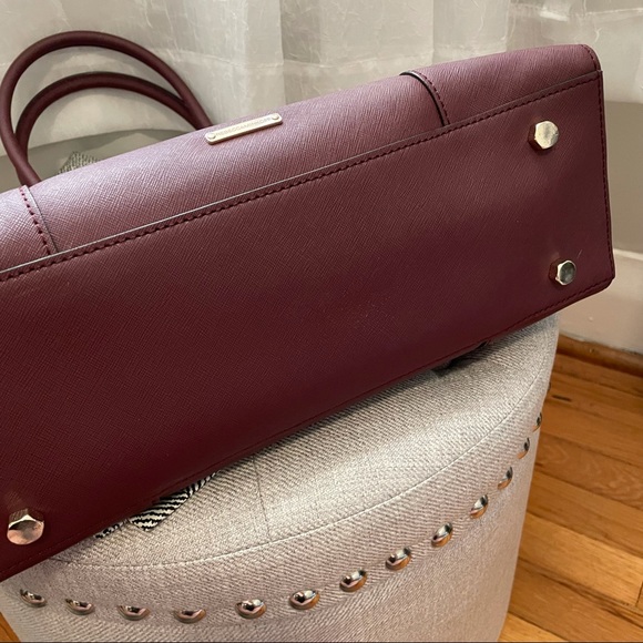 Rebecca Minkoff Medium MAB Tote Black Cherry - Picture 12 of 15
